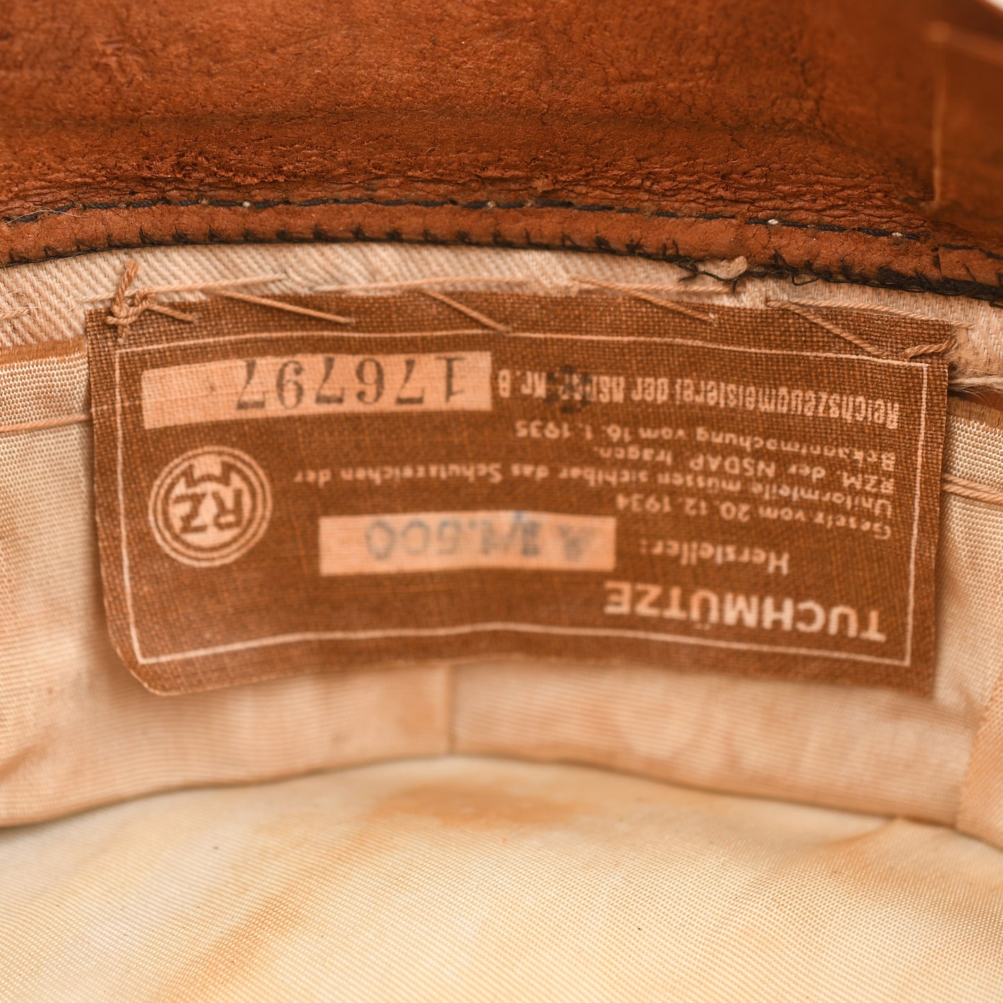 German WWII NSKK Marine White Top Visor Cap