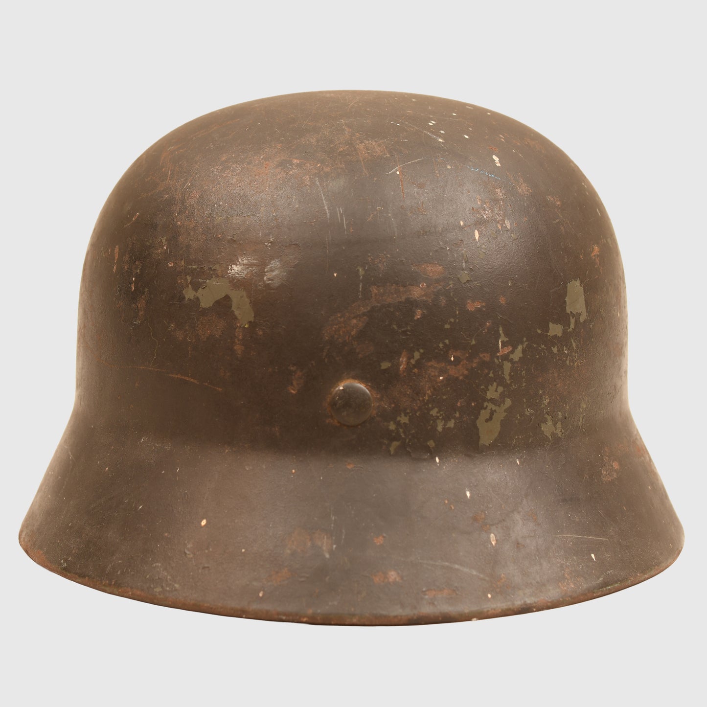 GERMAN WWII POLICE DOUBLE DECAL HELMET
