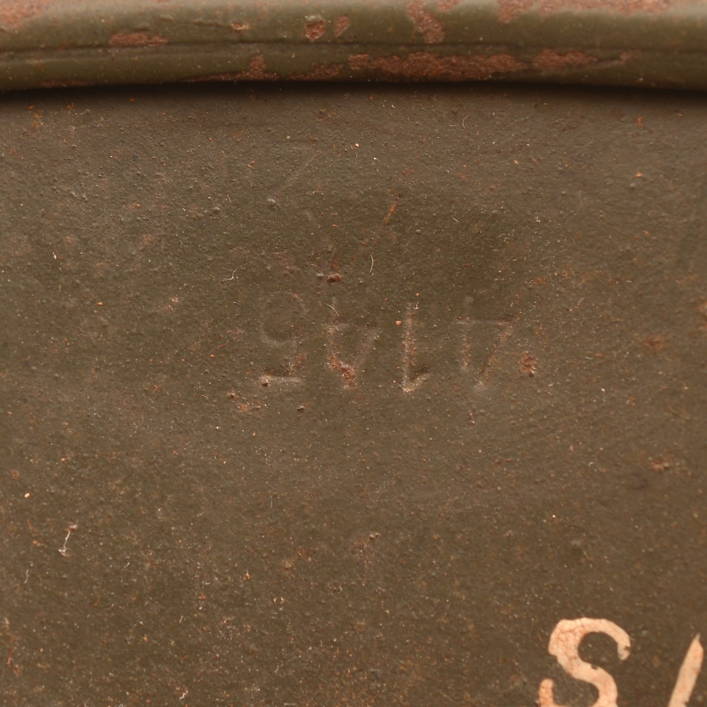 GERMAN WWII POLICE DOUBLE DECAL HELMET