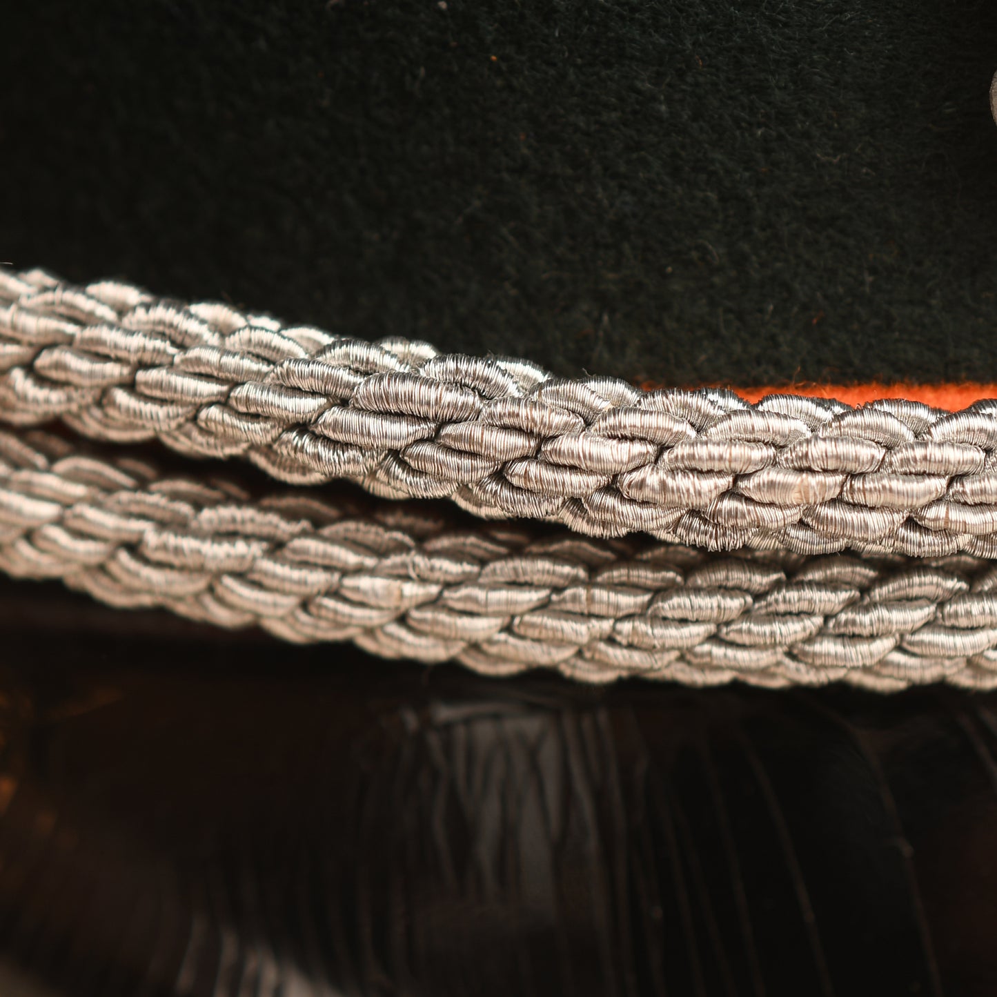 German WWII Army Field Police / Recruiting District Officer's Visor Cap