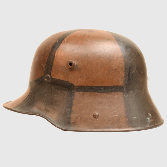 German WWI M16 Camouflage Trench Helmet