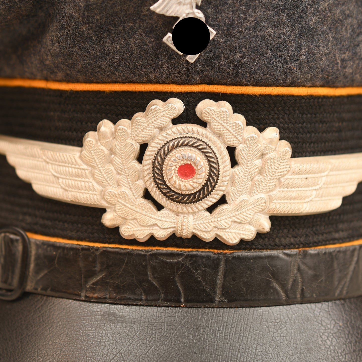 German WWII Luftwaffe Parachute Training School Visor Cap