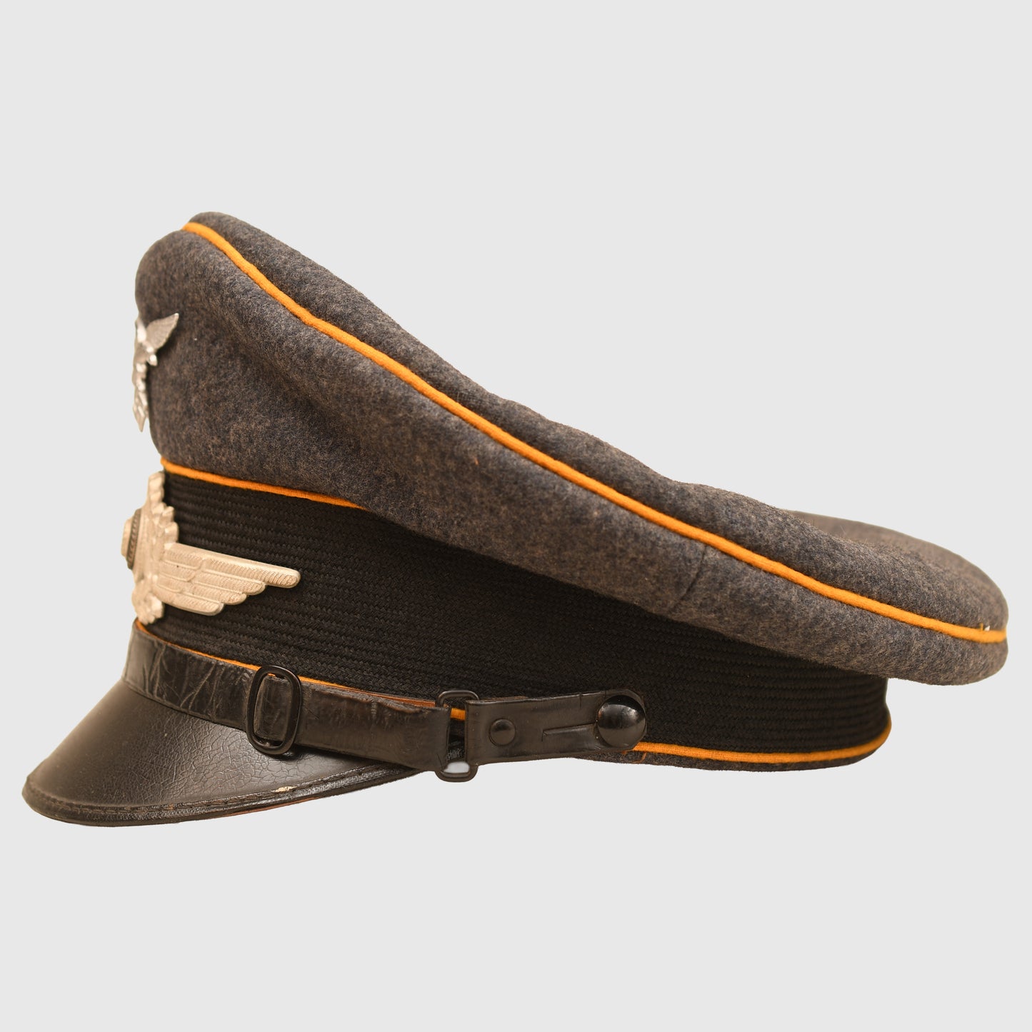 German WWII Luftwaffe Parachute Training School Visor Cap