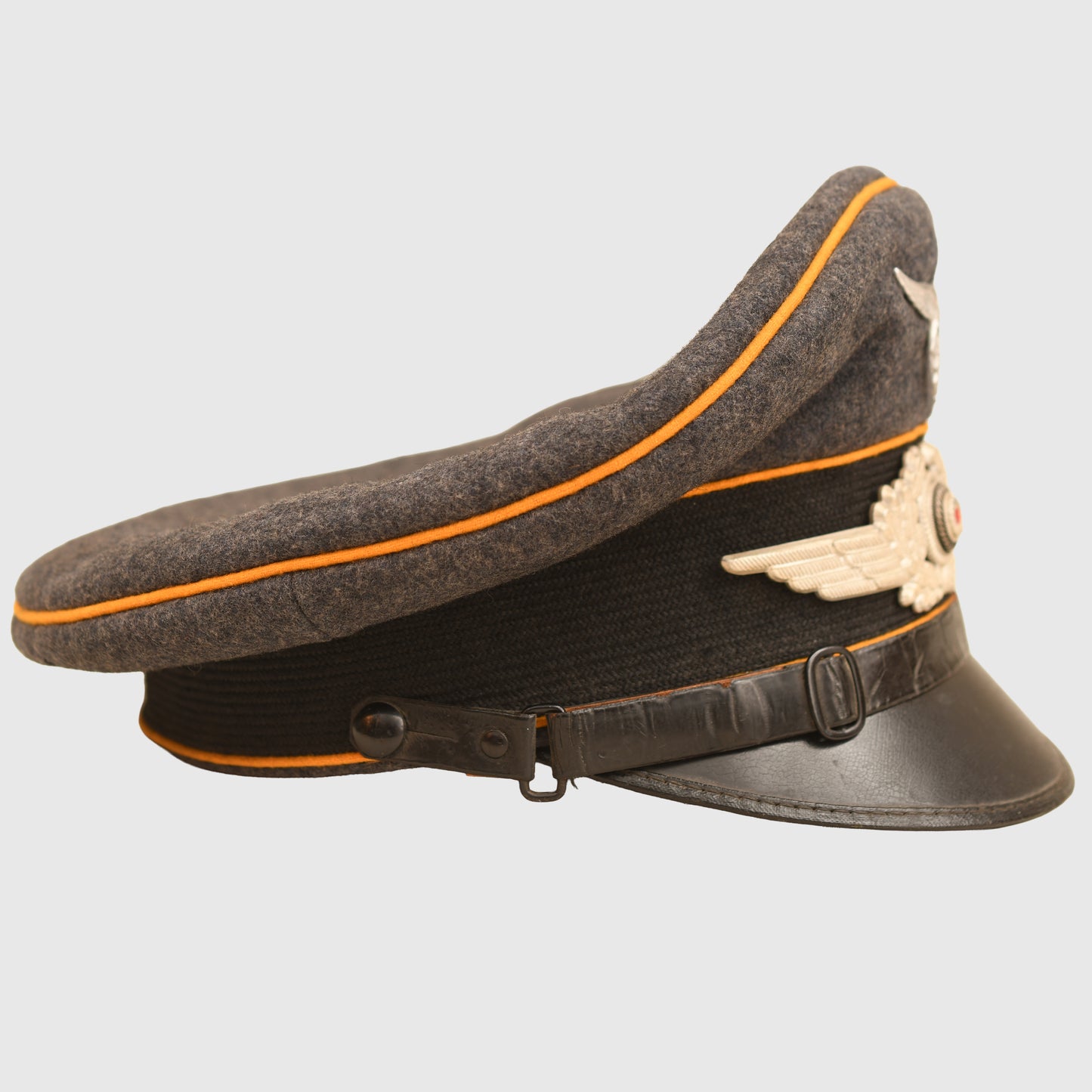 German WWII Luftwaffe Parachute Training School Visor Cap