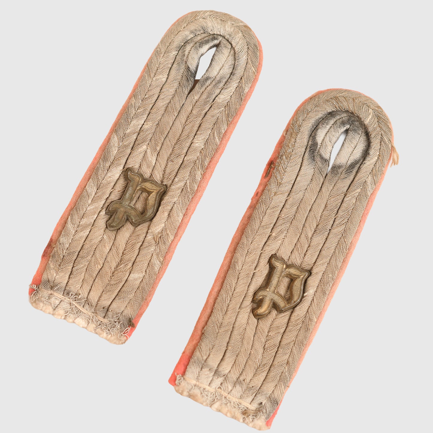 German WWII Panzer Leutnant Shoulder Boards