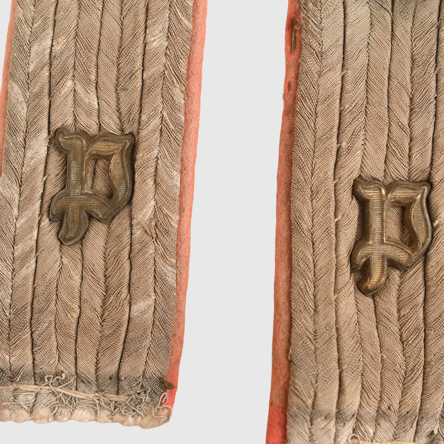 German WWII Panzer Leutnant Shoulder Boards