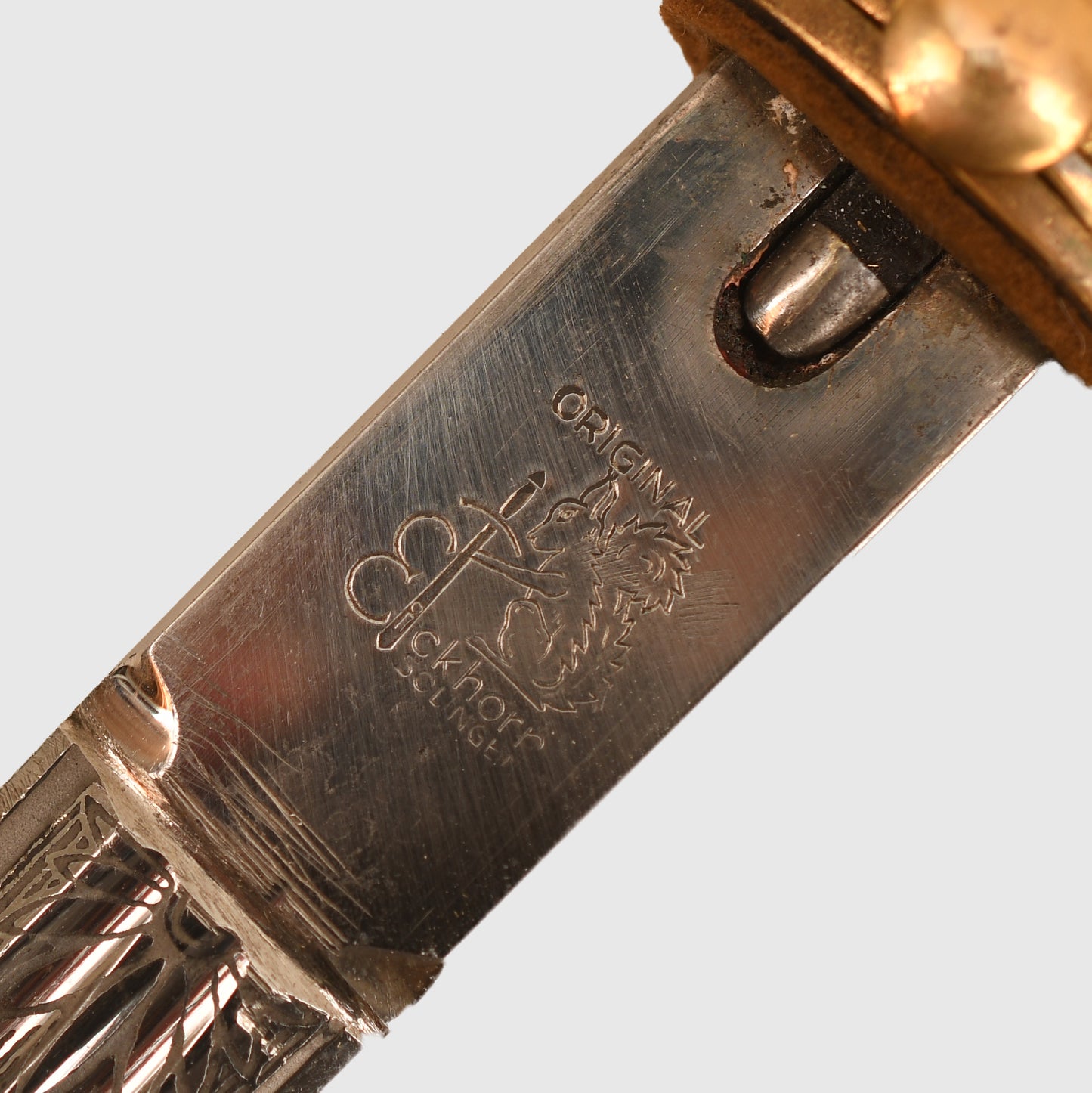 German WWII Kriegsmarine Officers Display Piece To A German Cross In Gold And U-Boat Officer