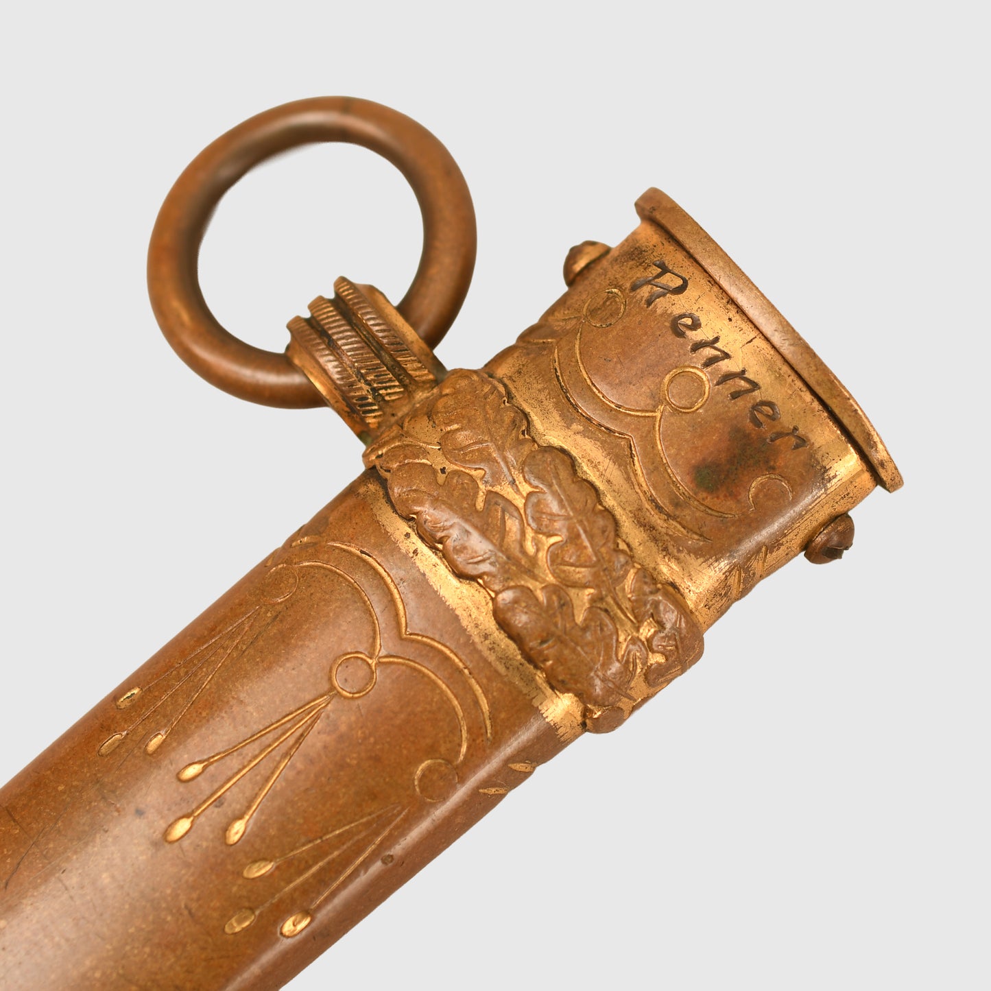 German WWII Kriegsmarine Officers Display Piece To A German Cross In Gold And U-Boat Officer