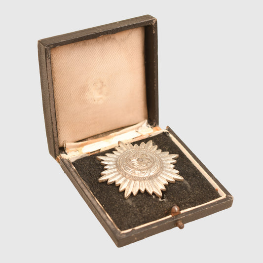 GERMAN WWII EASTERN PEOPLES AWARD IN SILVER WITHOUT SWORDS