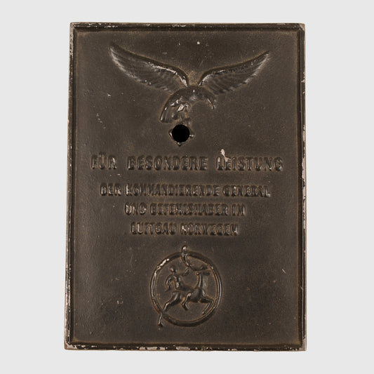 GERMAN WWII LUFTWAFFE NORWEGEN NON PORTABLE AWARD