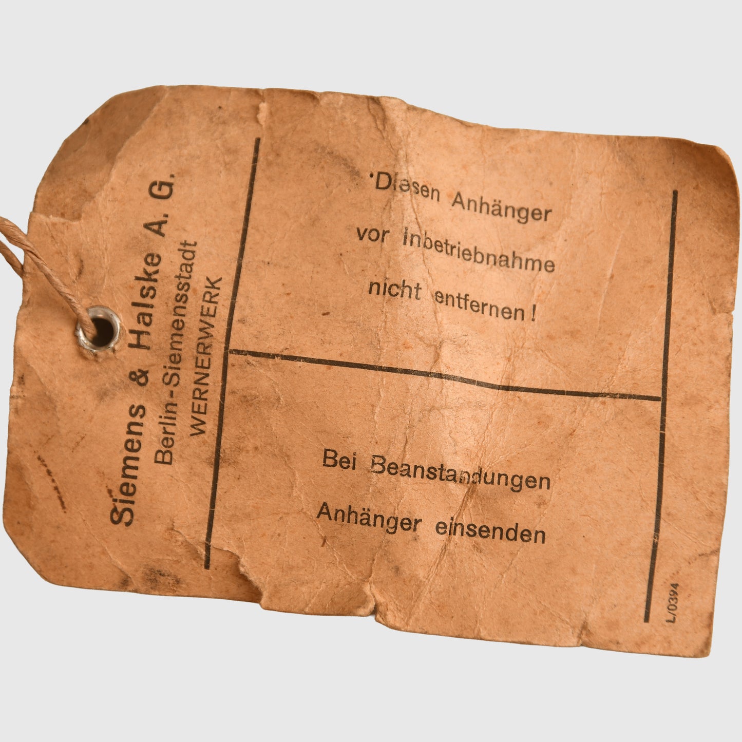 German WWII Waffen SS Marked Bunker Communication Set