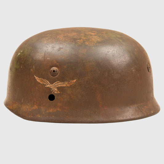 GERMAN WWII LUFTWAFFE CAMOUFLAGE PARATROOPER HELMET