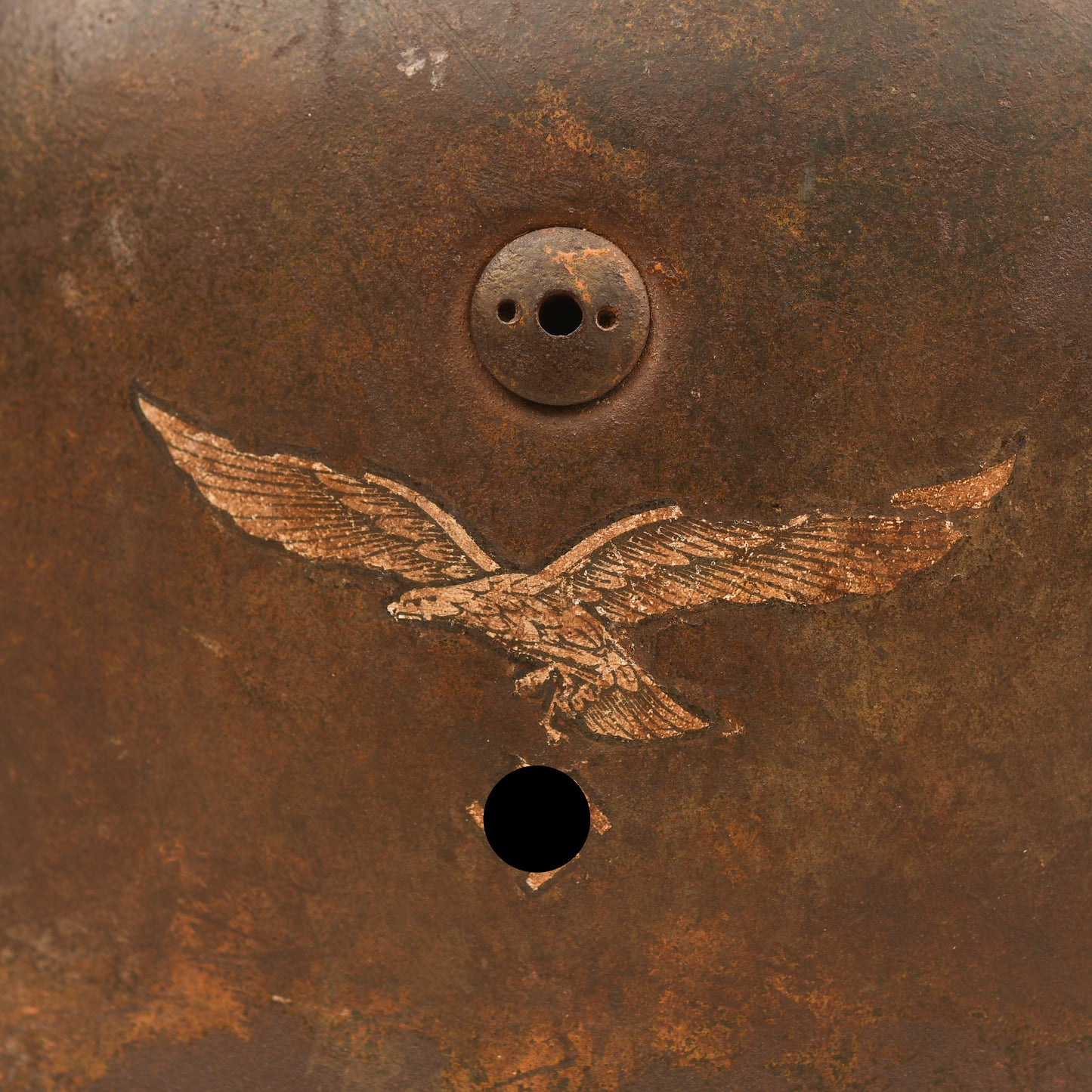 GERMAN WWII LUFTWAFFE CAMOUFLAGE PARATROOPER HELMET