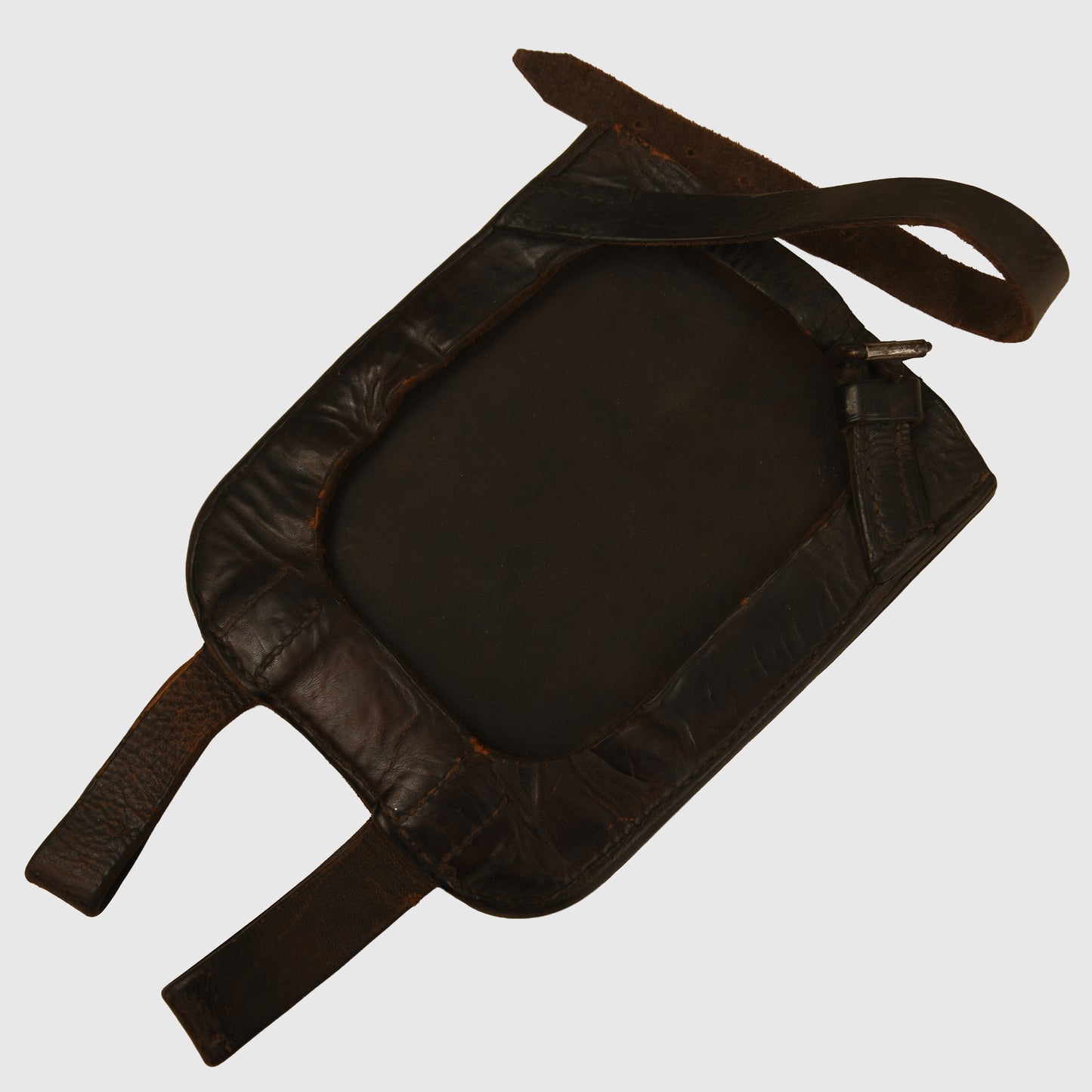 German WWII Soldier's Entrenching Tool with Leather Carrier