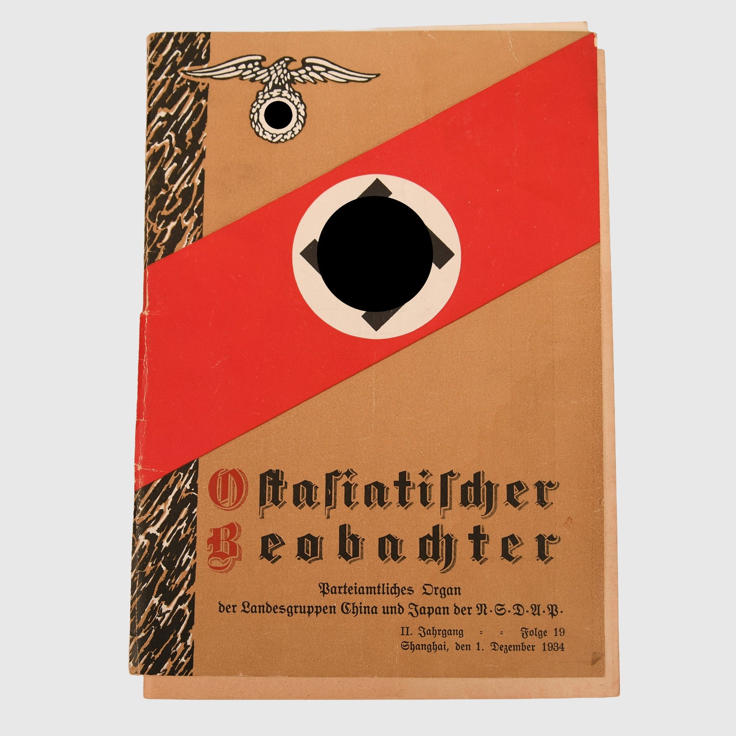 German WWII 1934 East Asian Regional Publication - China and Japan