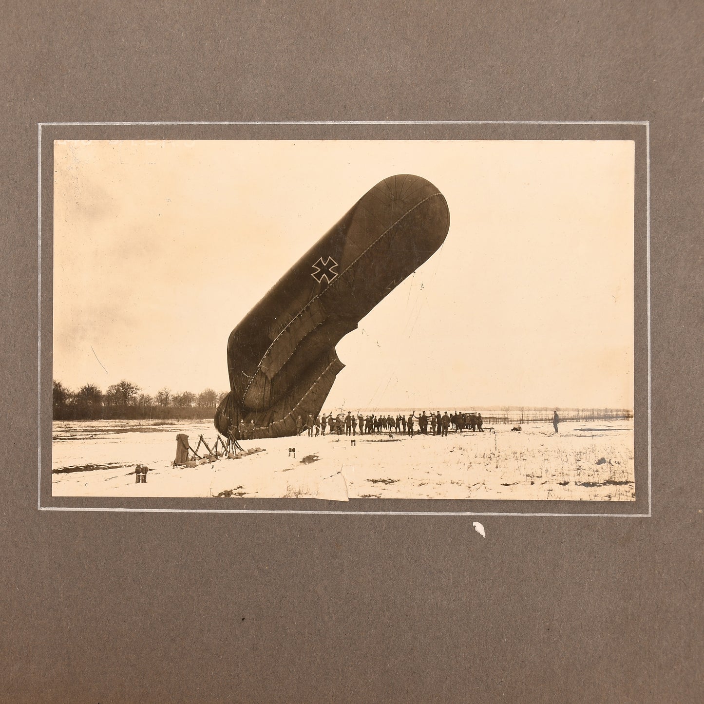 GERMAN WWI BALLOON UNIT PHOTOGRAPH ALBUM AND ACCOMPANYING PAPERWORK