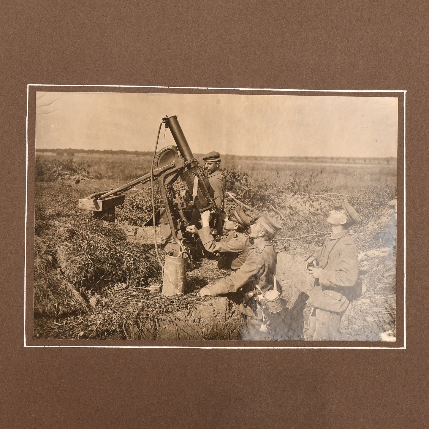 GERMAN WWI BALLOON UNIT PHOTOGRAPH ALBUM AND ACCOMPANYING PAPERWORK