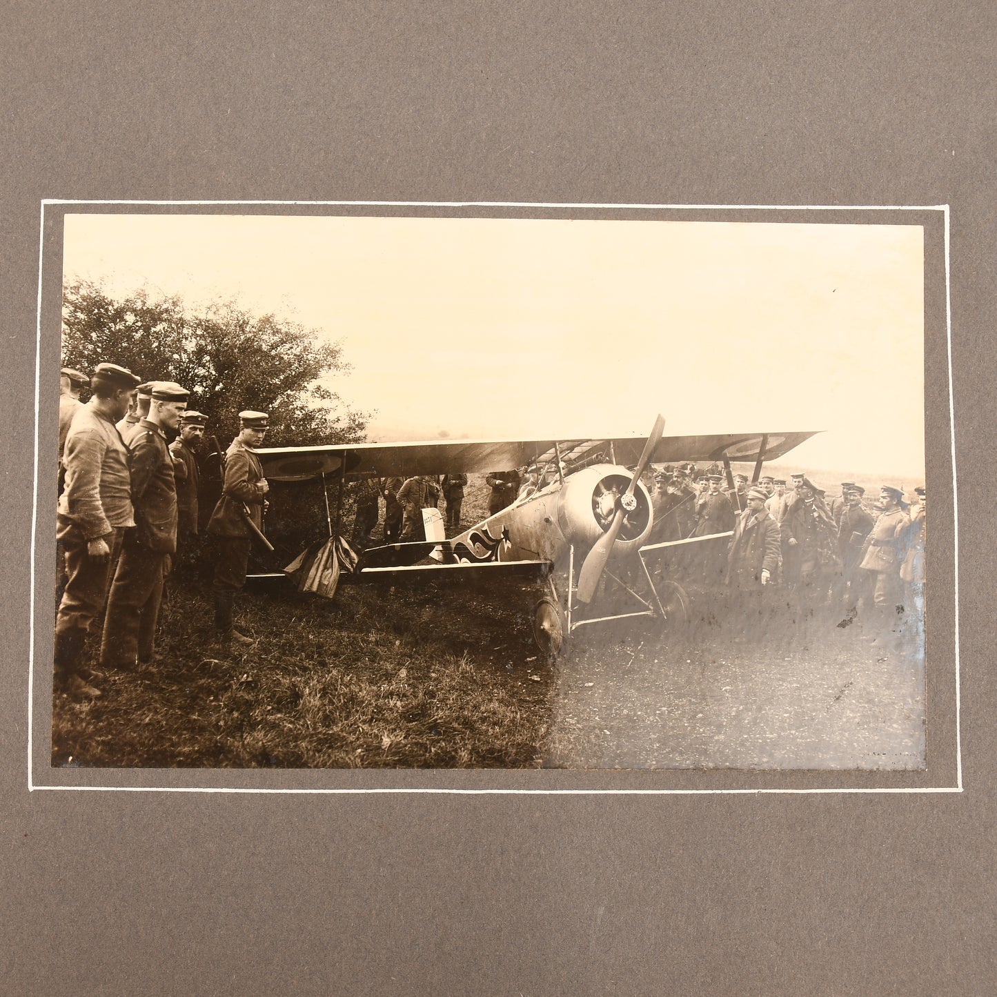 GERMAN WWI BALLOON UNIT PHOTOGRAPH ALBUM AND ACCOMPANYING PAPERWORK