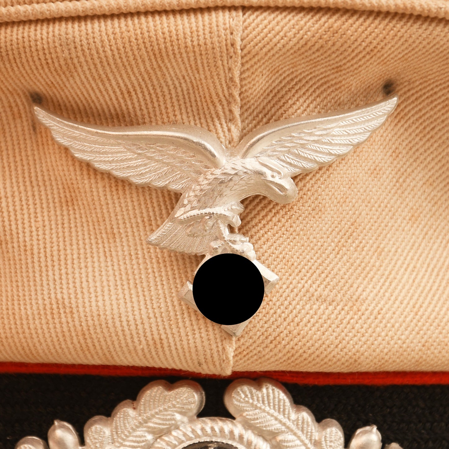 German WWII Luftwaffe Flak NCO White Top Cap