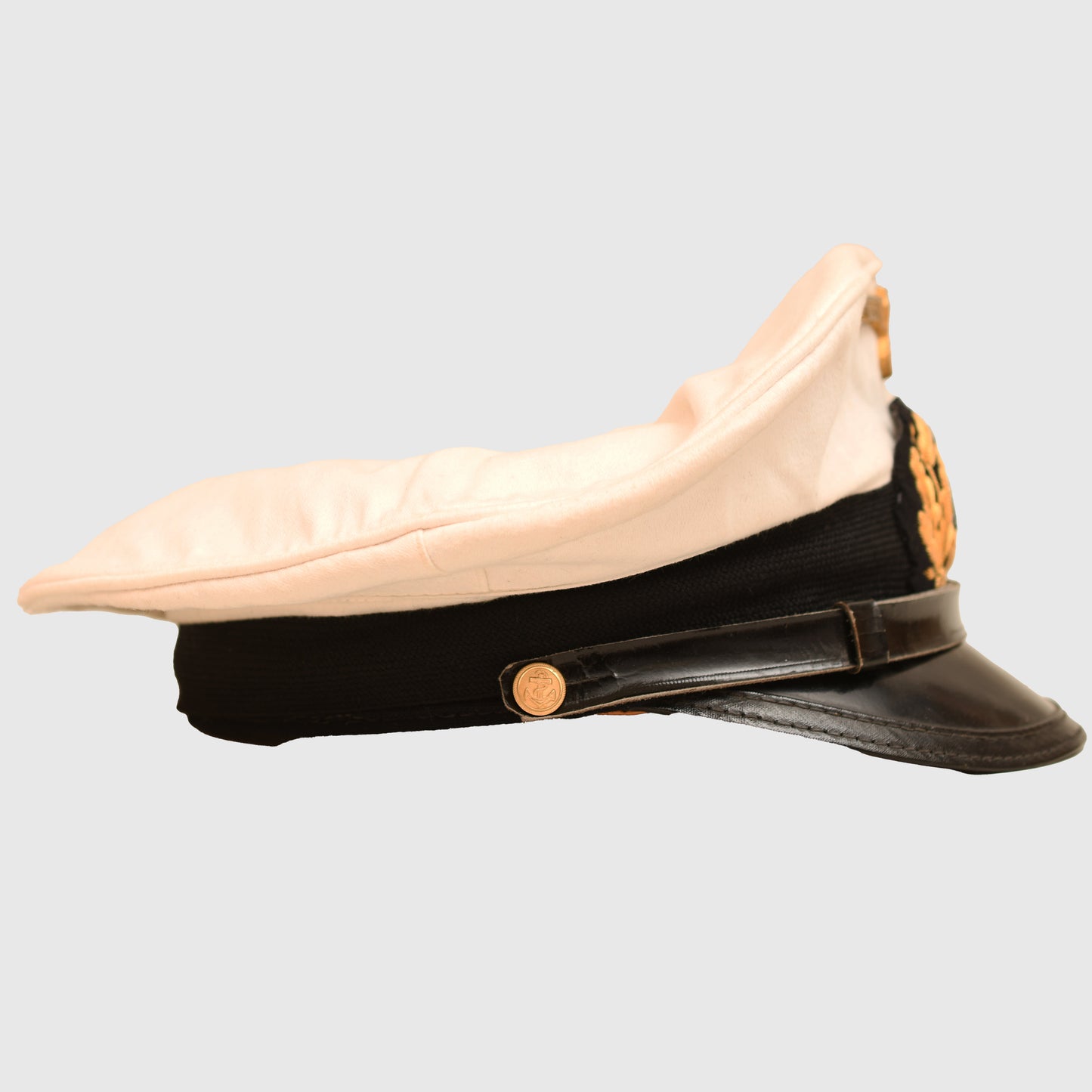 German WWII Kriegsmarine Senior NCO White Top Visor Cap