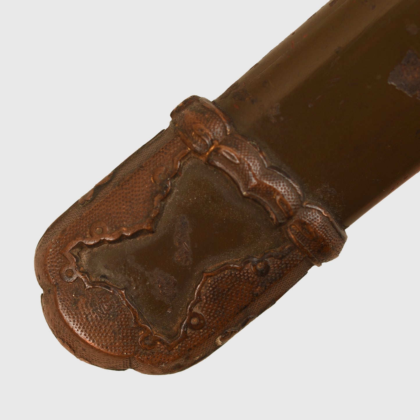 Japanese Officers Display Piece With Family Mon