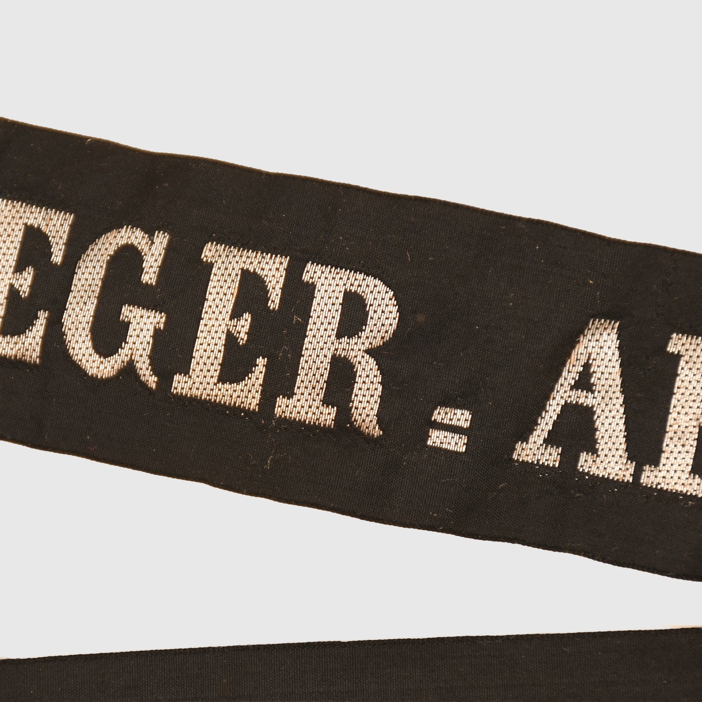 GERMAN WWI MARINE FLIEGER ABTEILUNG 2 CAP TALLY