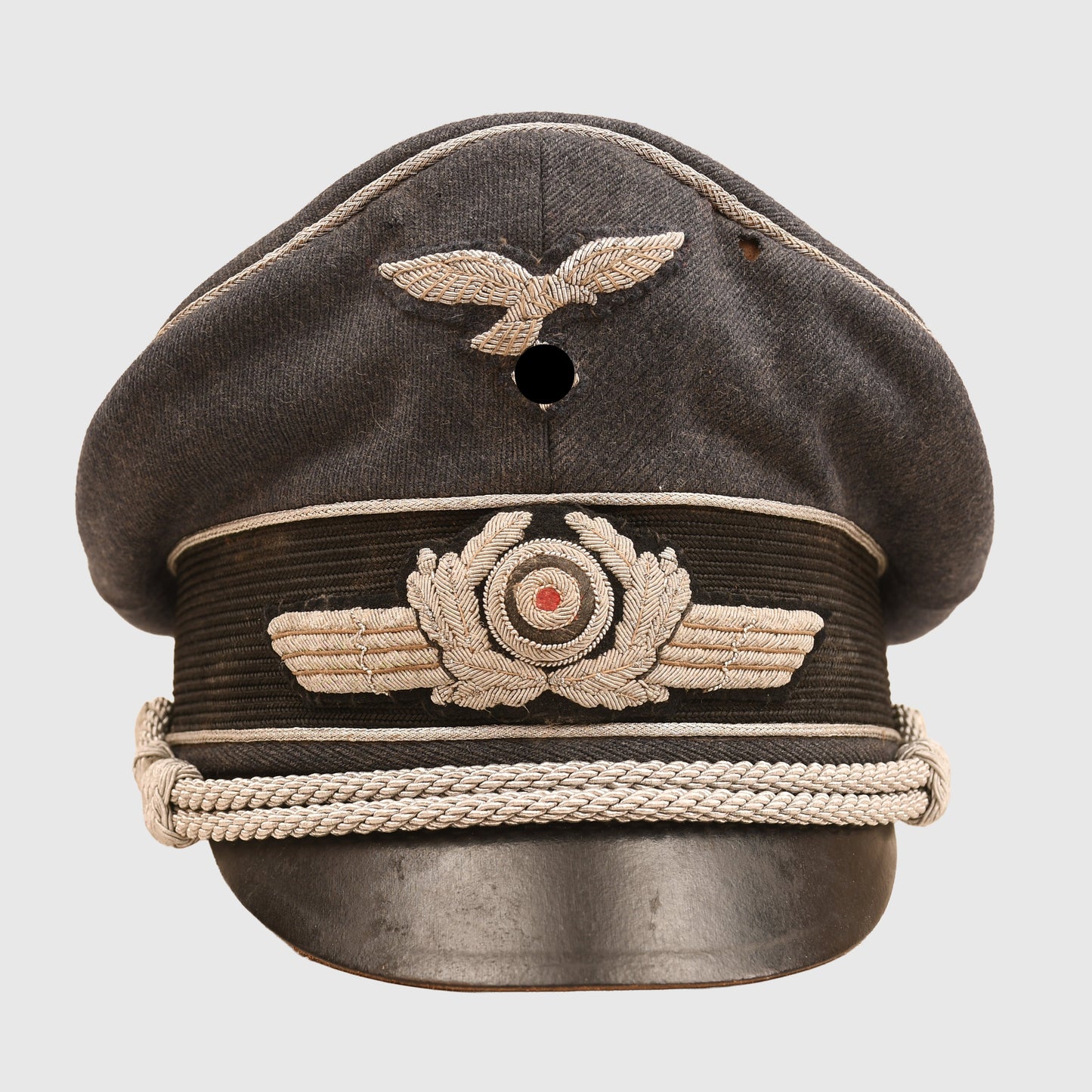 GERMAN WWII LUFTWAFFE OFFICERS CRUSHER CAP