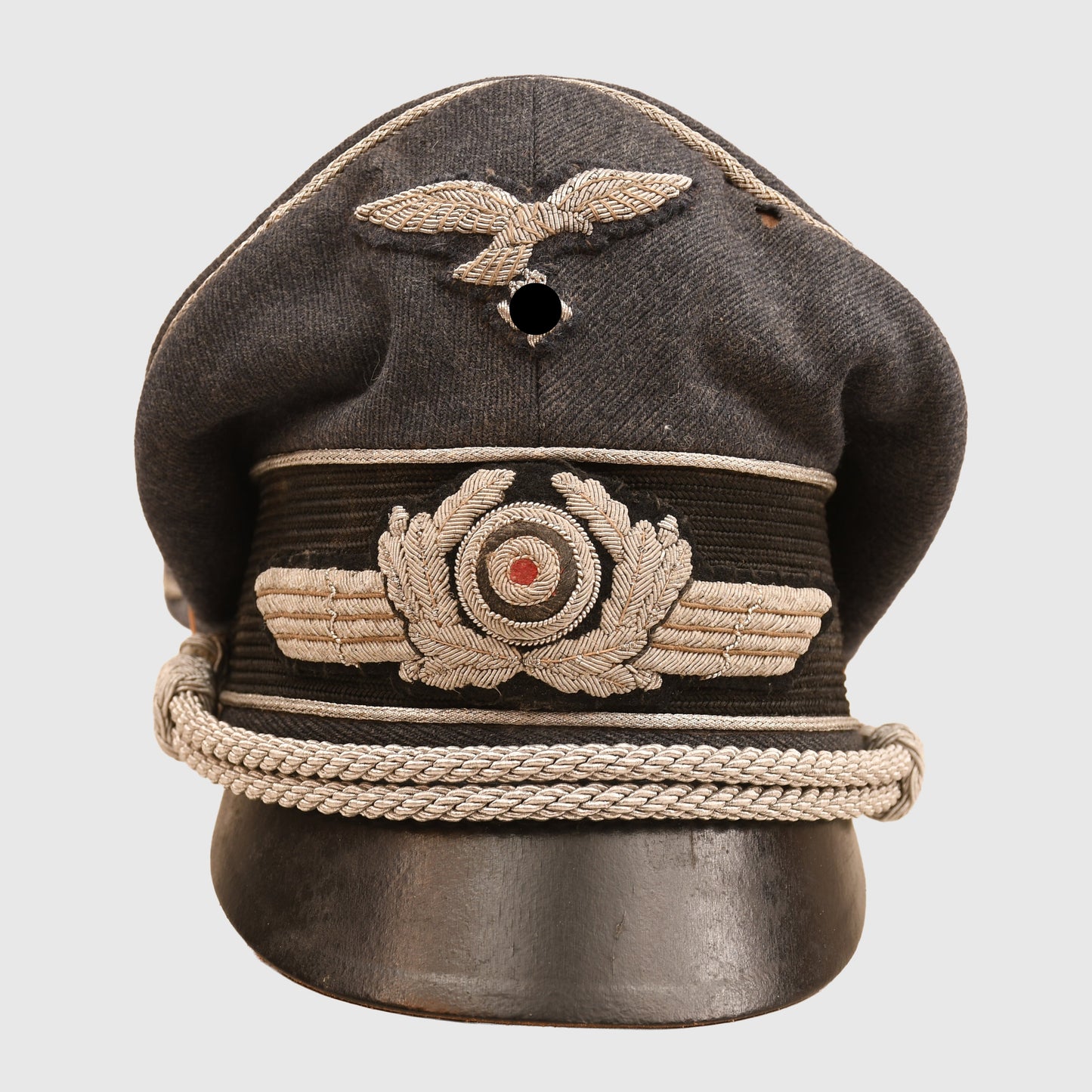GERMAN WWII LUFTWAFFE OFFICERS CRUSHER CAP