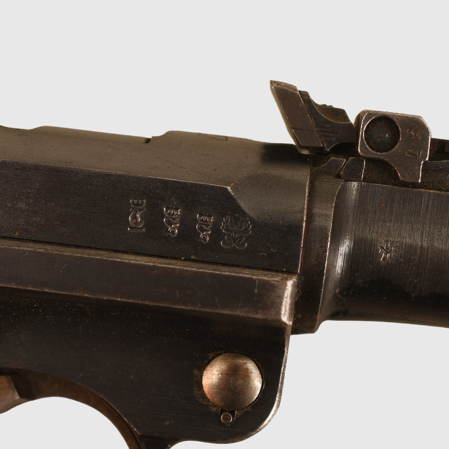 German WWI Artillery Pattern Display Piece In British Holster, De-Activated