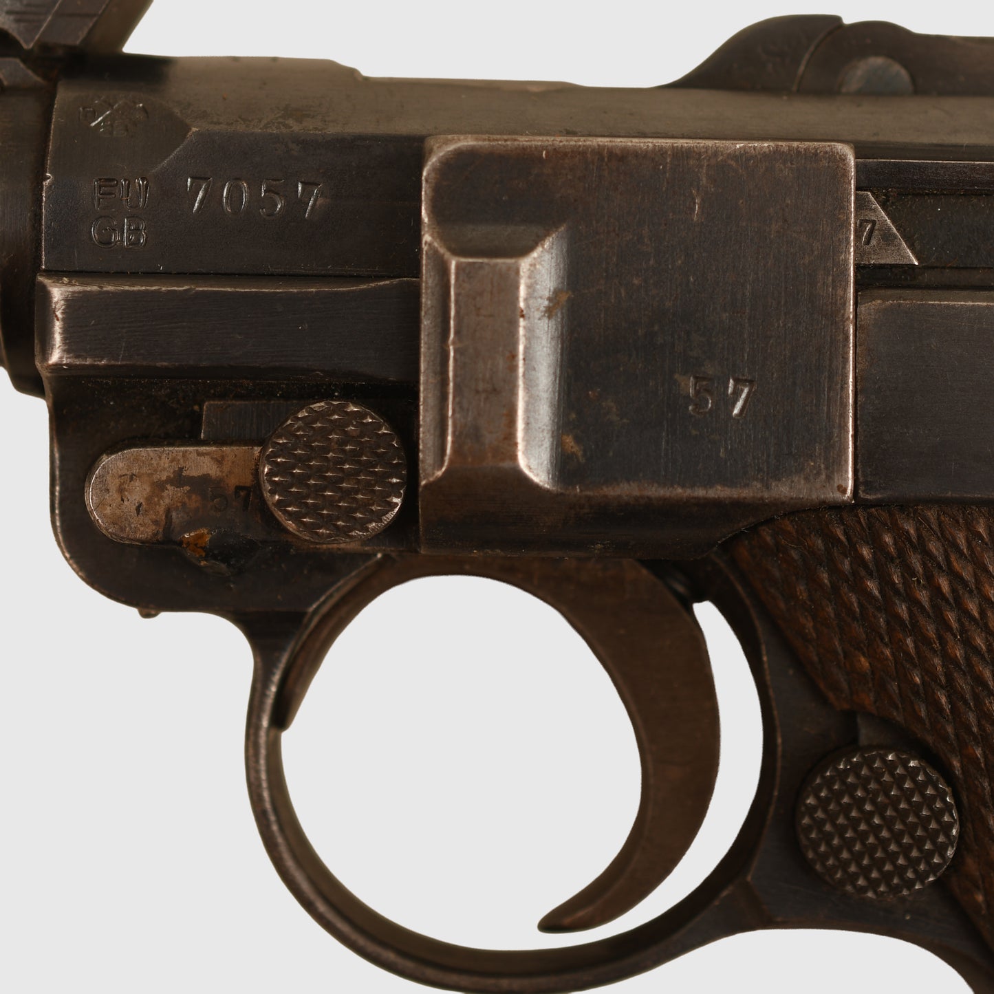 German WWI Artillery Pattern Display Piece In British Holster, De-Activated