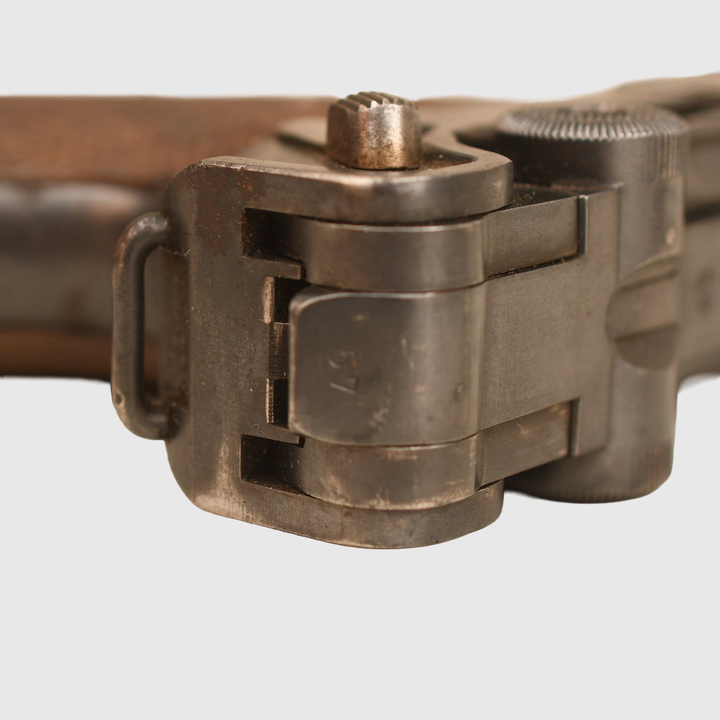 German WWI Artillery Pattern Display Piece In British Holster, De-Activated