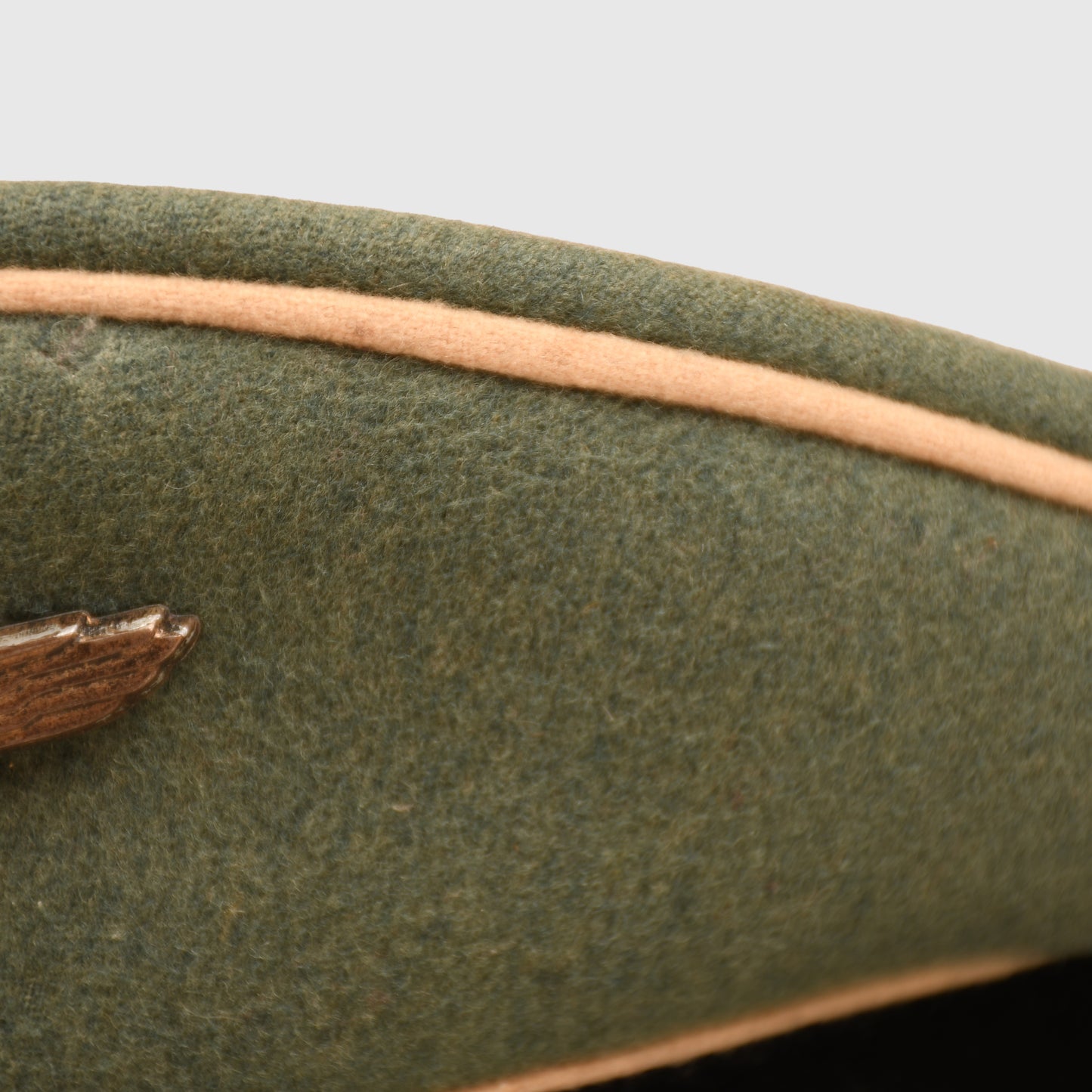 GERMAN WWII WAFFEN SS VISOR CAP OFFICERS