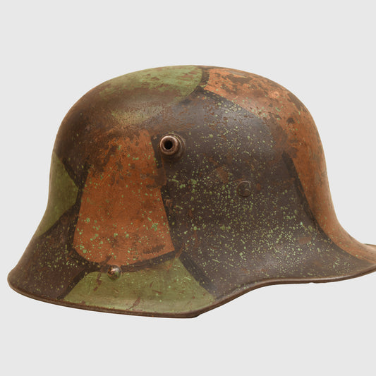 German WWI Camouflage M17 Trench Helmet