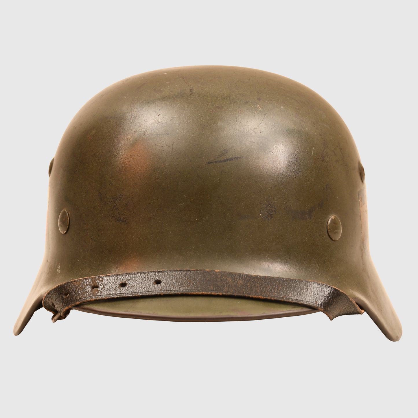 GERMAN WWII KRIEGSMARINE M35 DOUBLE DECAL HELMET