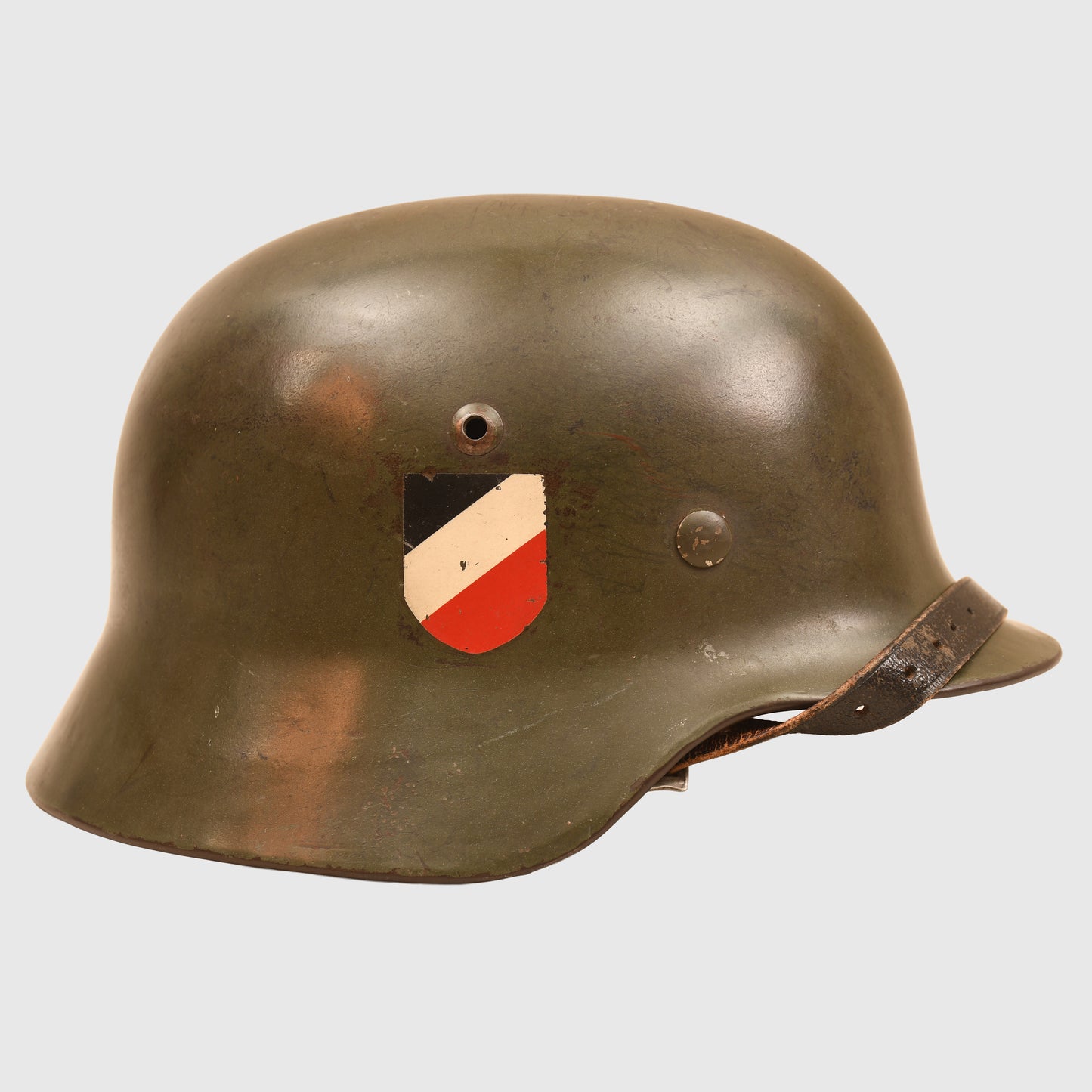 GERMAN WWII KRIEGSMARINE M35 DOUBLE DECAL HELMET