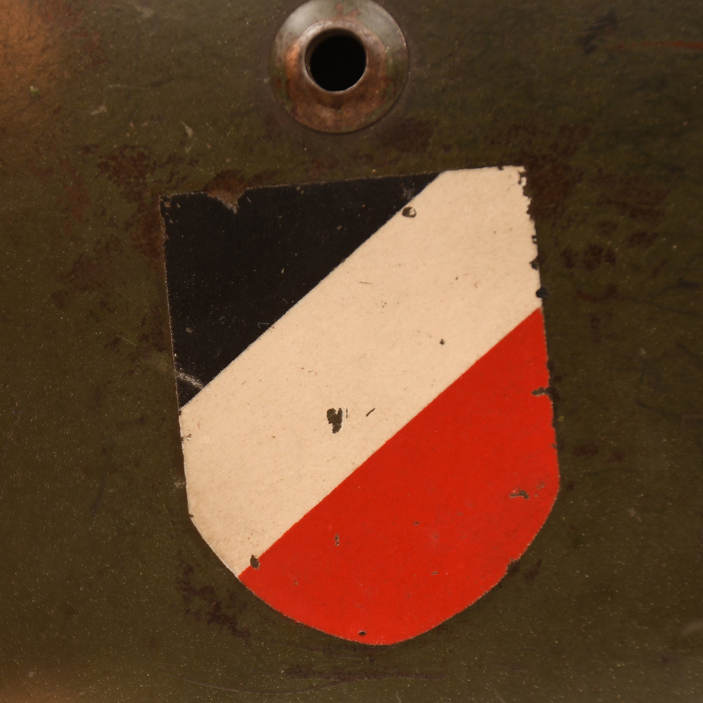 GERMAN WWII KRIEGSMARINE M35 DOUBLE DECAL HELMET