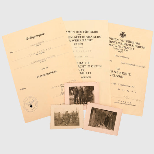 GERMAN WWII ASSAULT GUN PAPER GROUPING