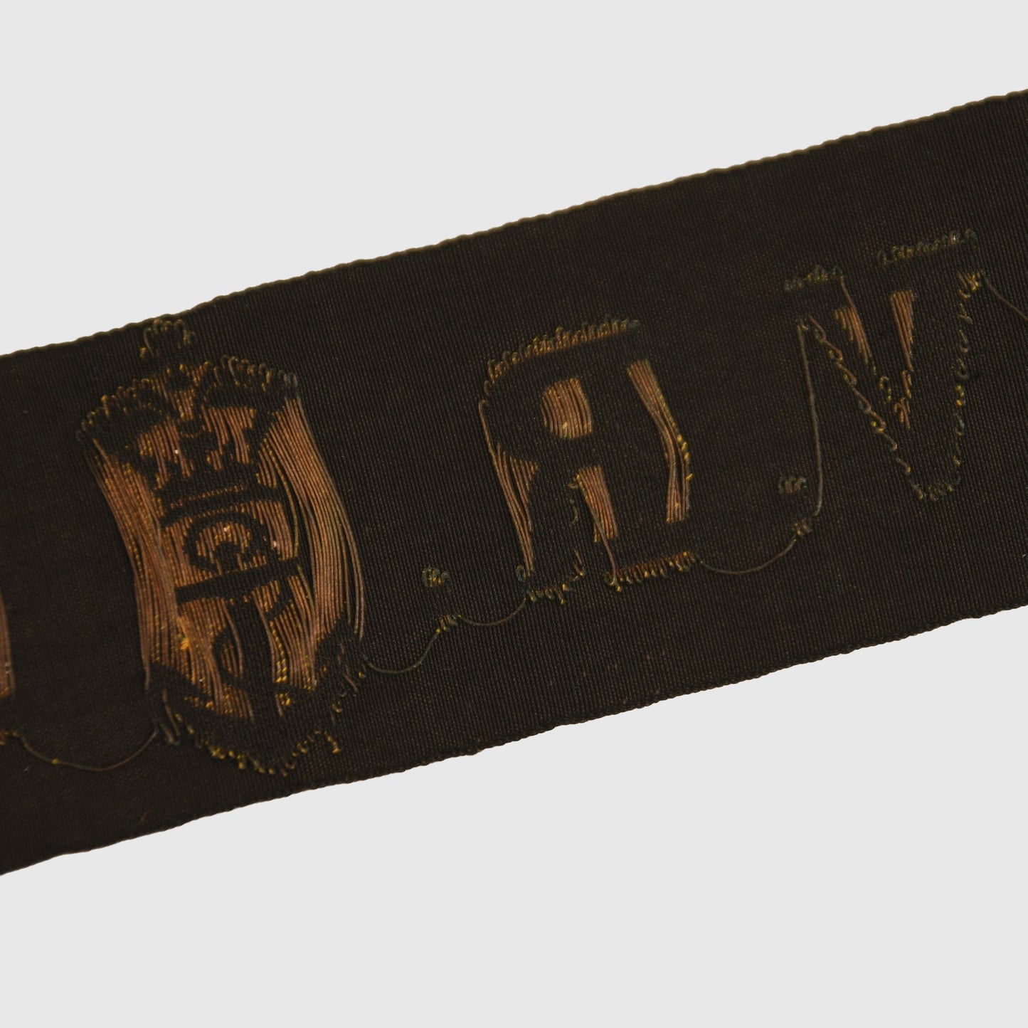 BRITISH WWI ROYAL NAVAL VOLUNTEER RESERVE LONDON CAP TALLY