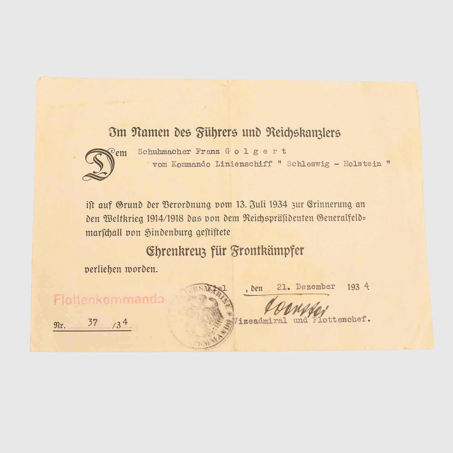 GERMAN WWII GRAF SPEE SAILORS DOCUMENTS
