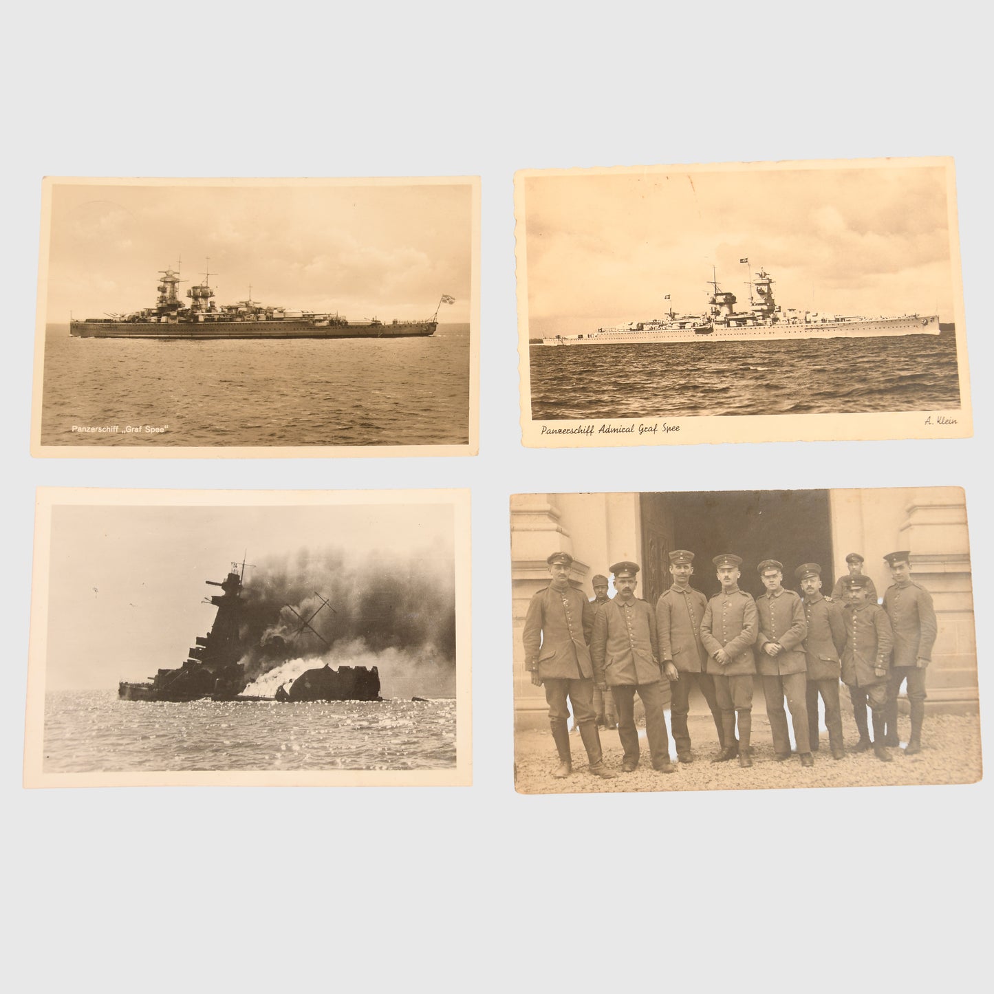 GERMAN WWII GRAF SPEE SAILORS DOCUMENTS