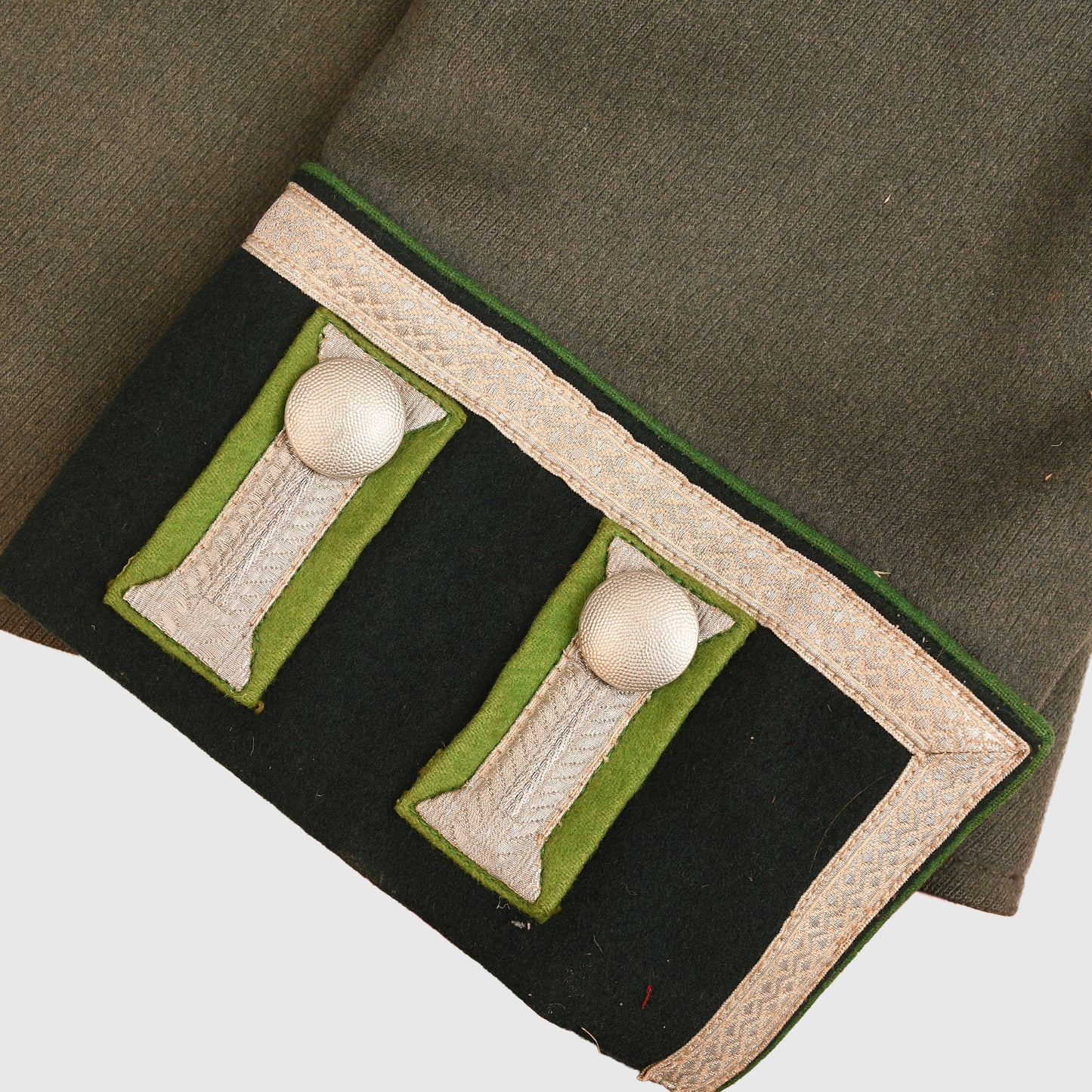GERMAN WWII ARMY PANZER GRENADIER NCO PARADE TUNIC AND VISOR CAP SET