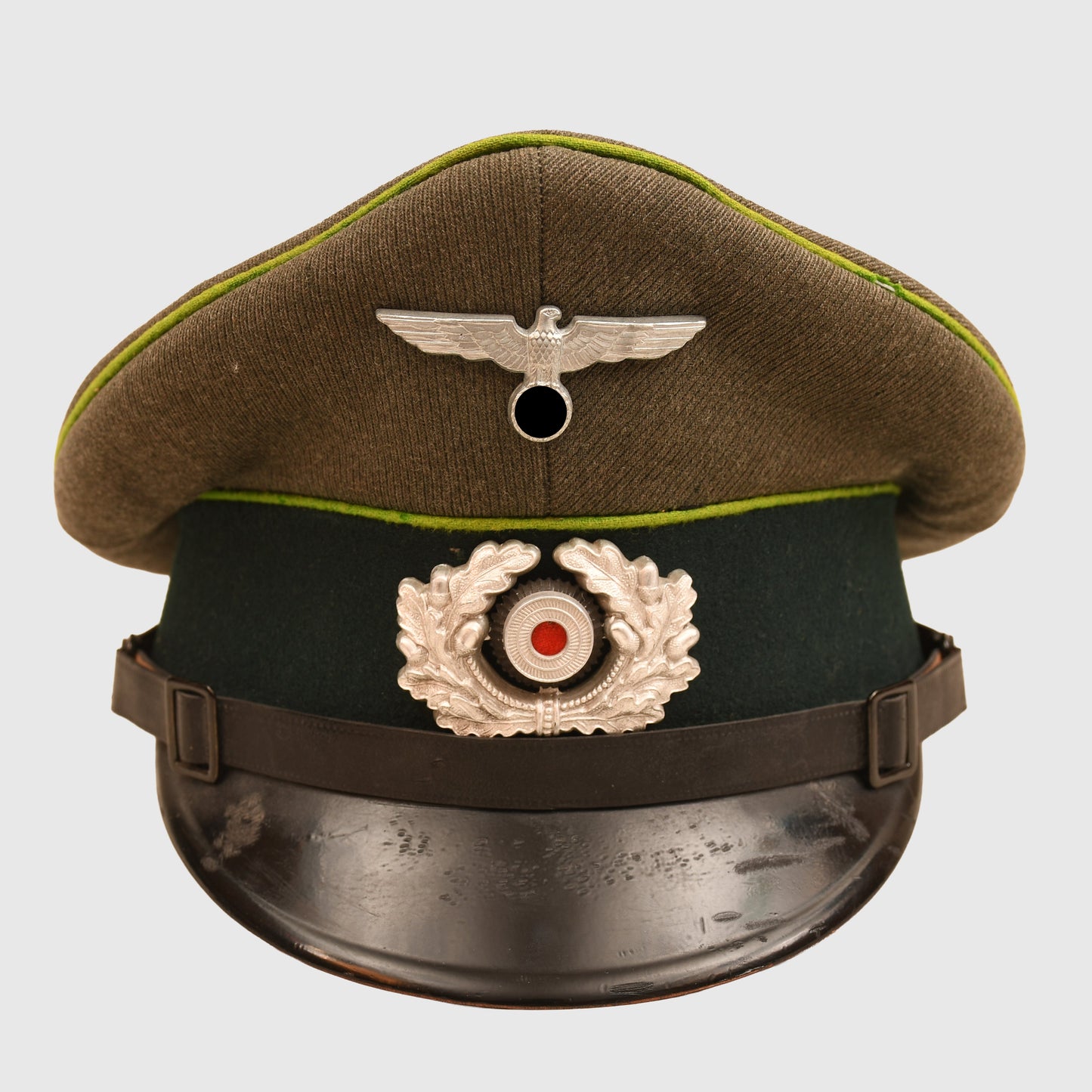 GERMAN WWII ARMY PANZER GRENADIER NCO PARADE TUNIC AND VISOR CAP SET