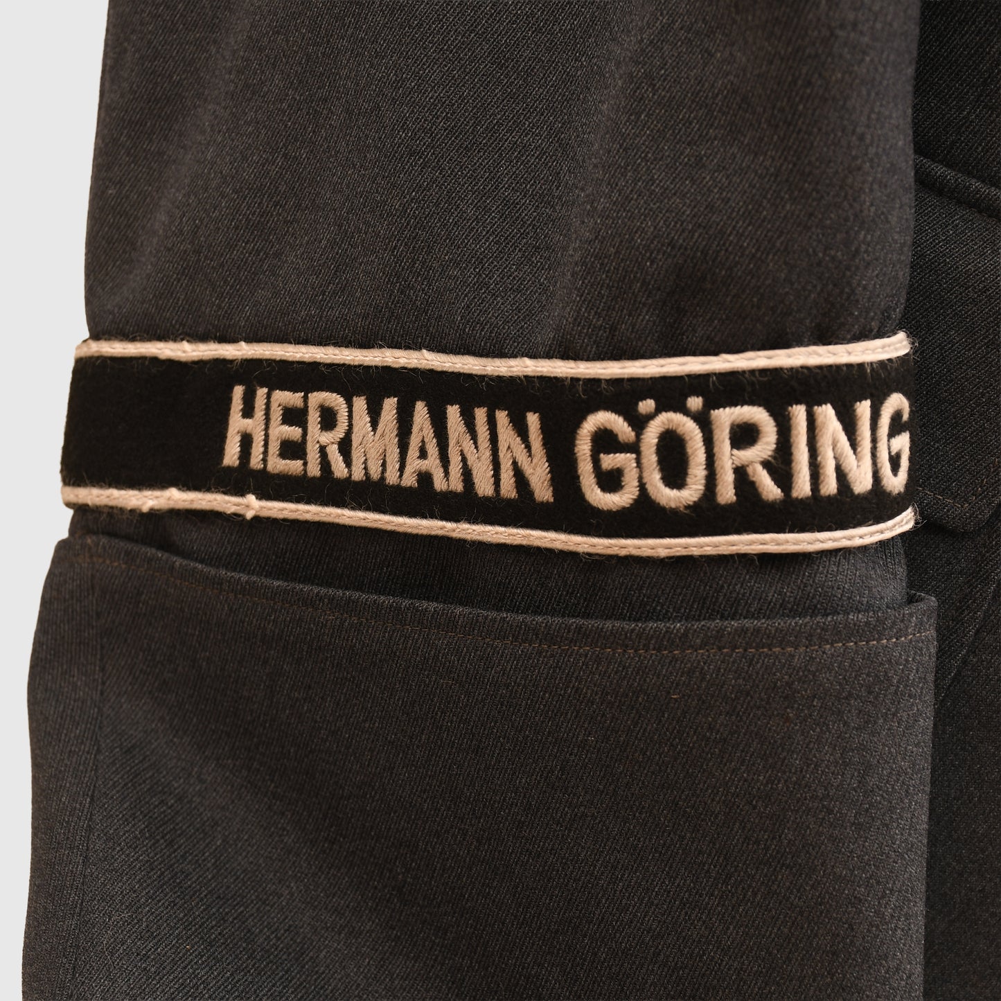 GERMAN WWII LUFTWAFFE HERMANN GOERING TUNIC AND BELT FOR A SENIOR SIGNALS NCO