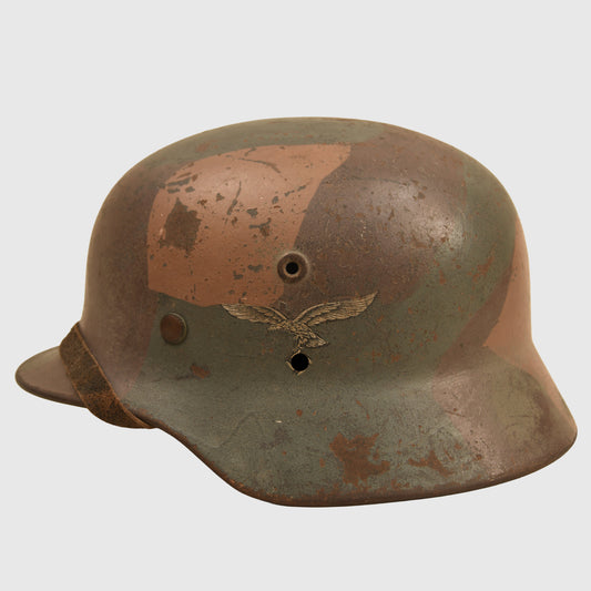 German WWII Luftwaffe Field Division Camouflage Single Decal M.40 Combat Helmet
