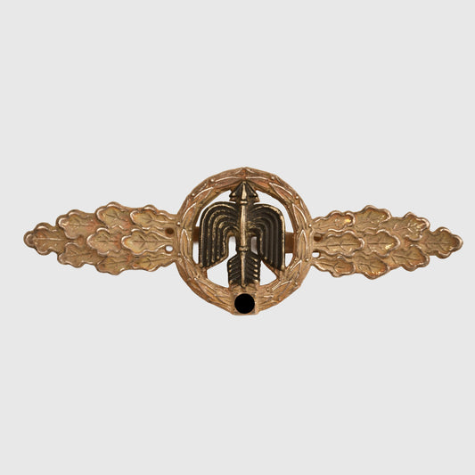 German WWII Luftwaffe Day Fighter Badge in Silver