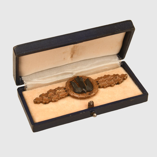 German WWII Luftwaffe Bomber Bar in Bronze, Cased