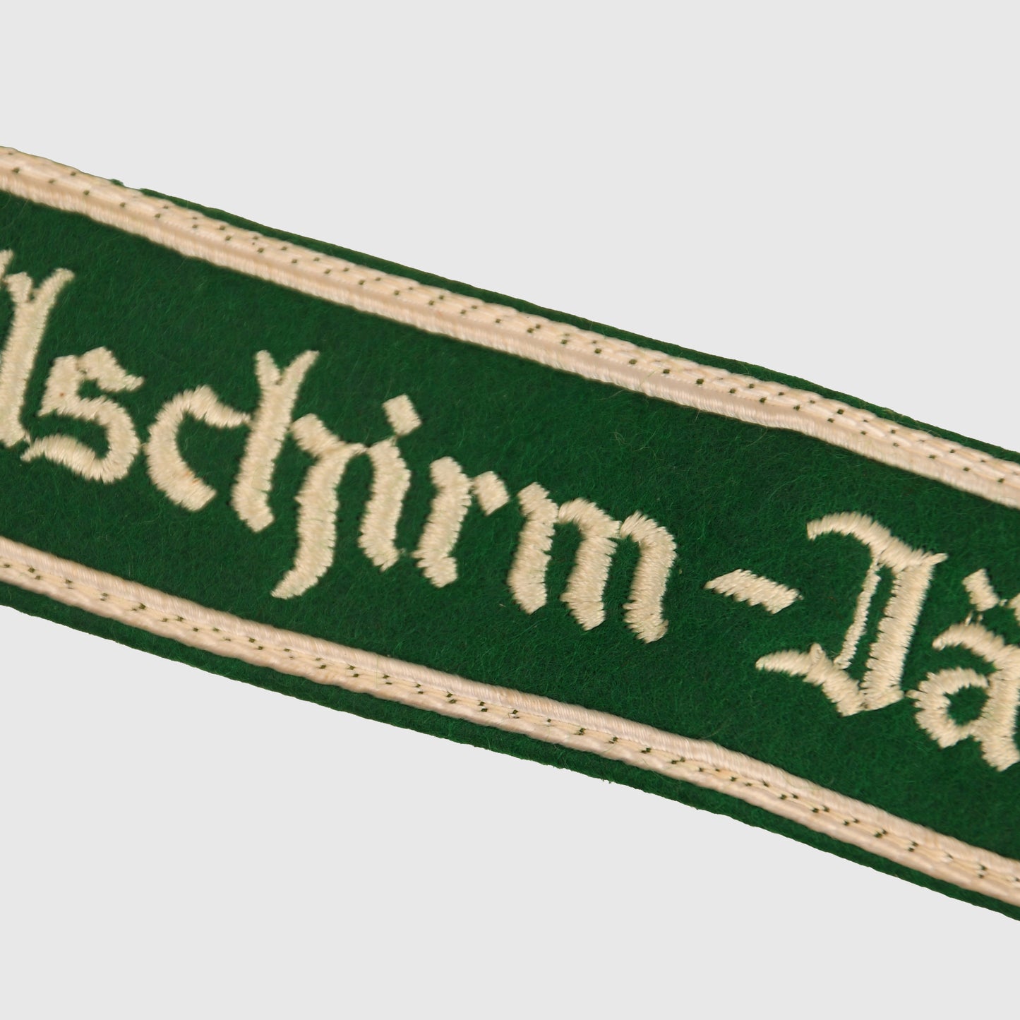 German WWII Fallschirmjäger Regiment 2 NCO Cuff Title