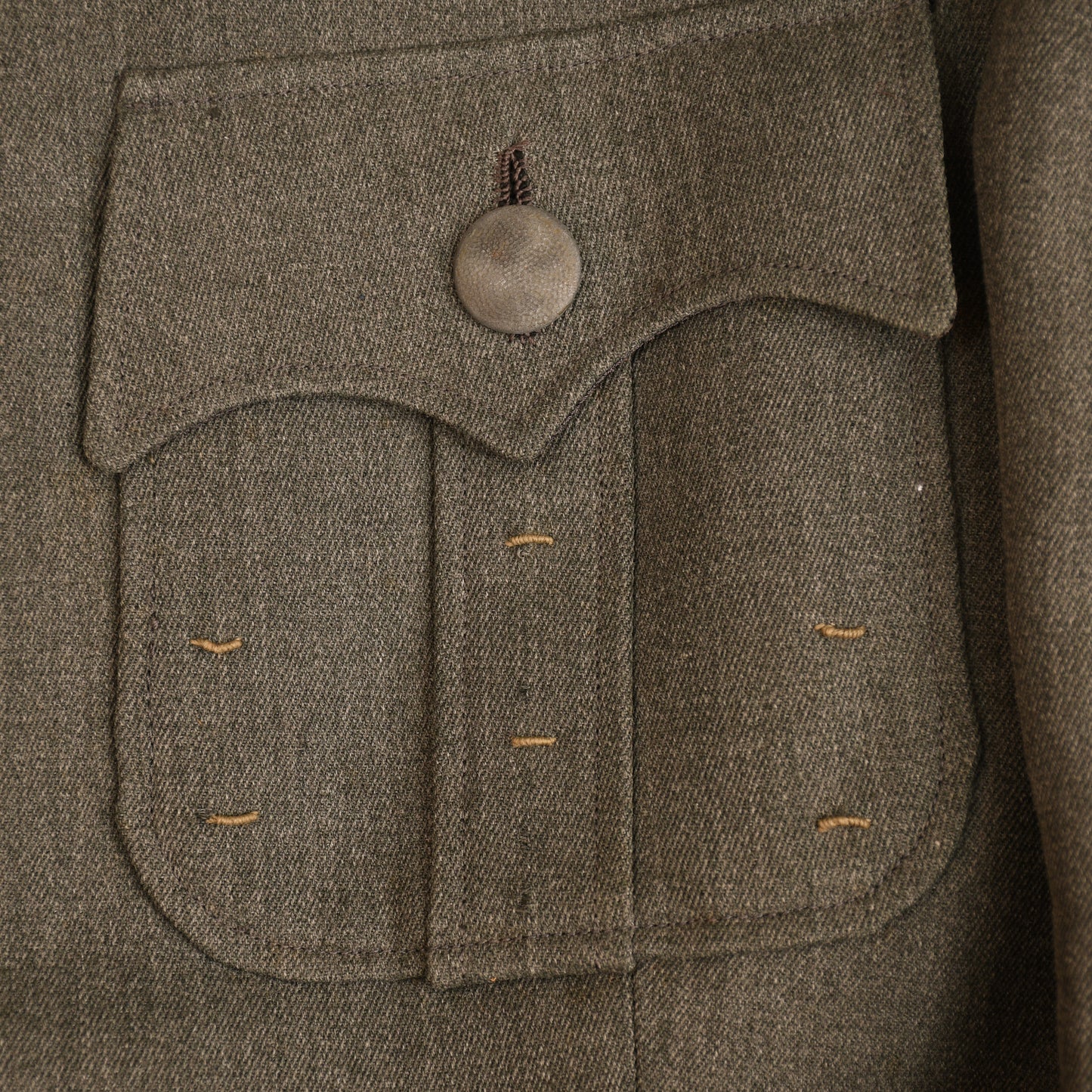 GERMAN WWII INFANTRY OBERLEUTNANT COMBAT TUNIC WITH KRIM SHIELD