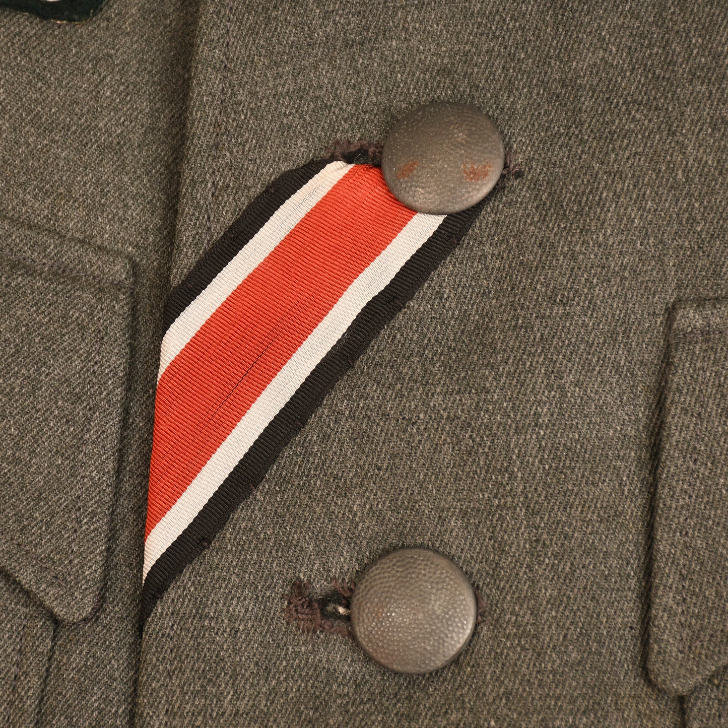 GERMAN WWII INFANTRY OBERLEUTNANT COMBAT TUNIC WITH KRIM SHIELD