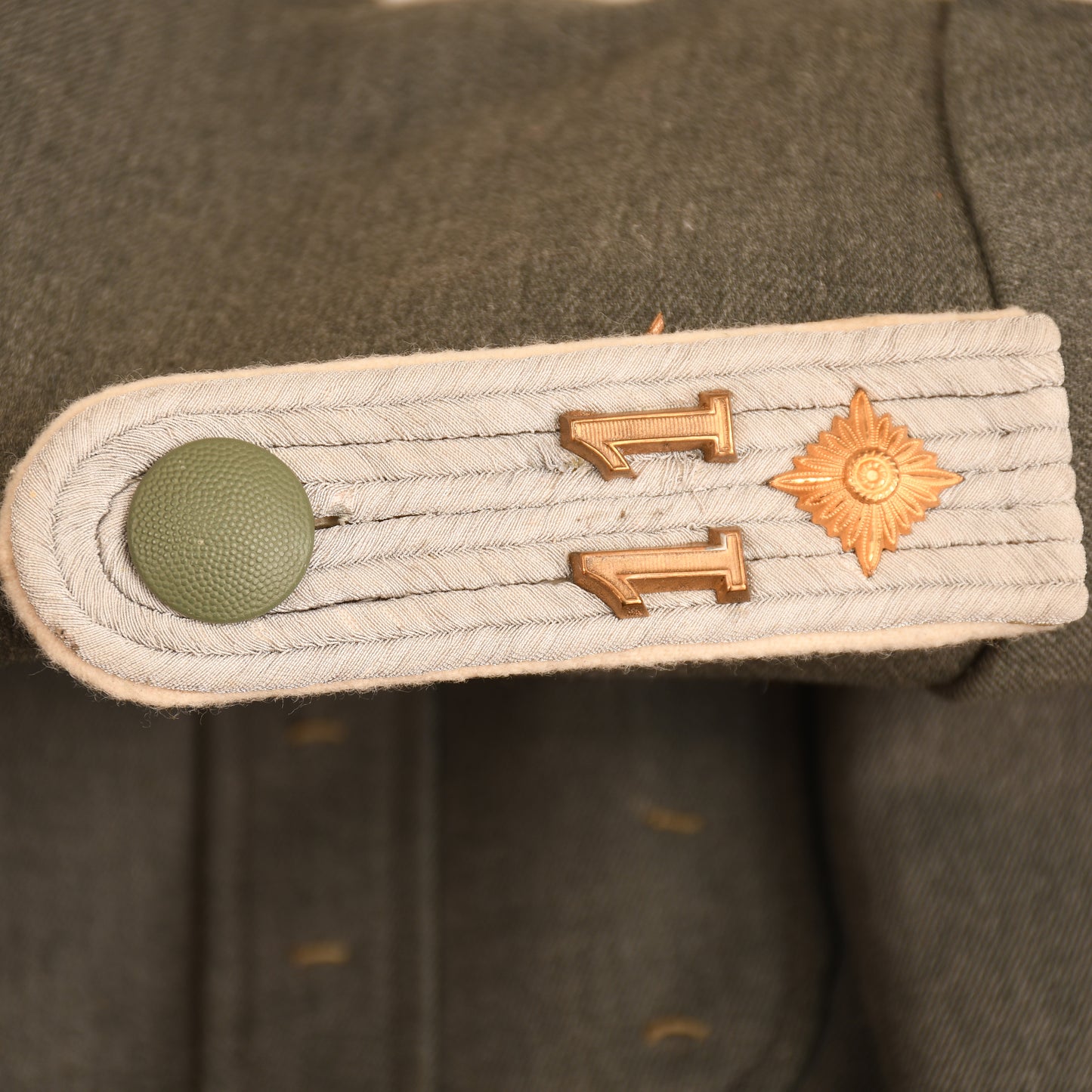 GERMAN WWII INFANTRY OBERLEUTNANT COMBAT TUNIC WITH KRIM SHIELD